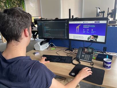 Hugo alternant concepteur développeur chez Oniti